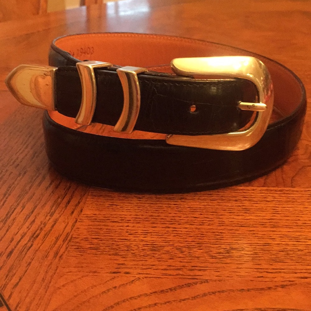 Men’s Black Onyx by Brighton Belt Size 34.